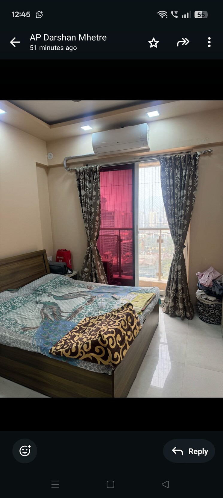 Bedroom, hiranandani-iris 2 Bedroom 700 Sq.Ft. Apartment In Manpada Thane 8648875