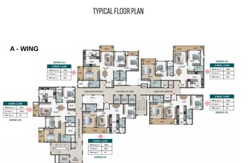 Floor Plan in 3 BHK Apartment at Sumadhura Pramoda, Raja Rajeshwari Nagar – for Sale