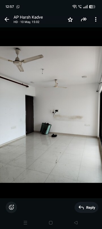 Bathroom in 2 BHK Apartment at Runwal Eirene, Balkum Pada – for Rent