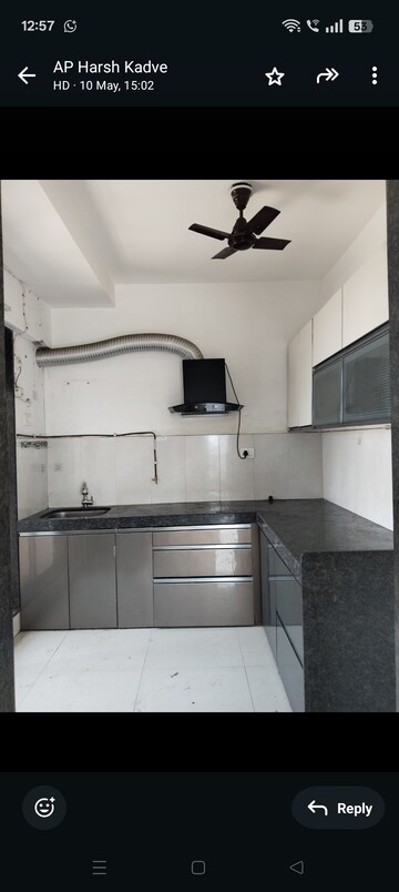 Kitchen in 2 BHK Apartment at Runwal Eirene, Balkum Pada – for Rent