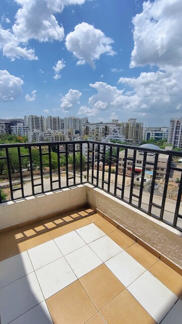 Balcony in 2 BHK Apartment at Pristine Fontana, Bavdhan – for Rent