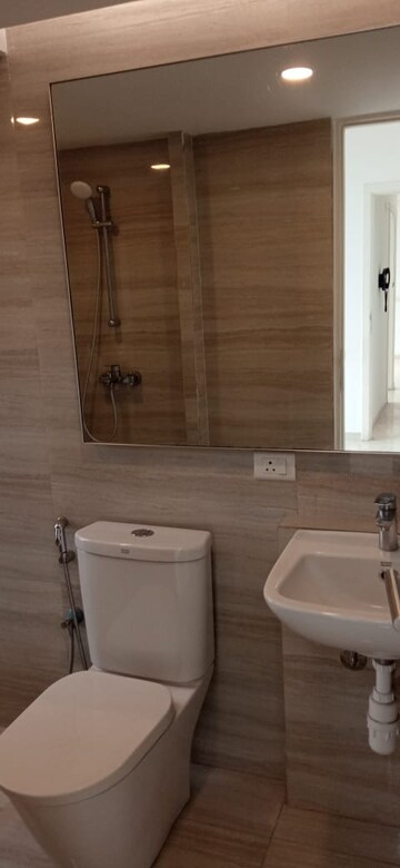 Bathroom in 2 BHK Apartment at Hiranandani Obelia The Walk, Ghodbunder Road – for Rent