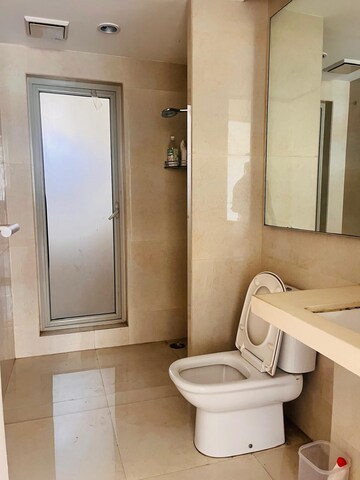 Bathroom in 3 BHK Apartment at Hiranandani Rodas Enclave Rosemount, Ghodbunder Road – for Rent