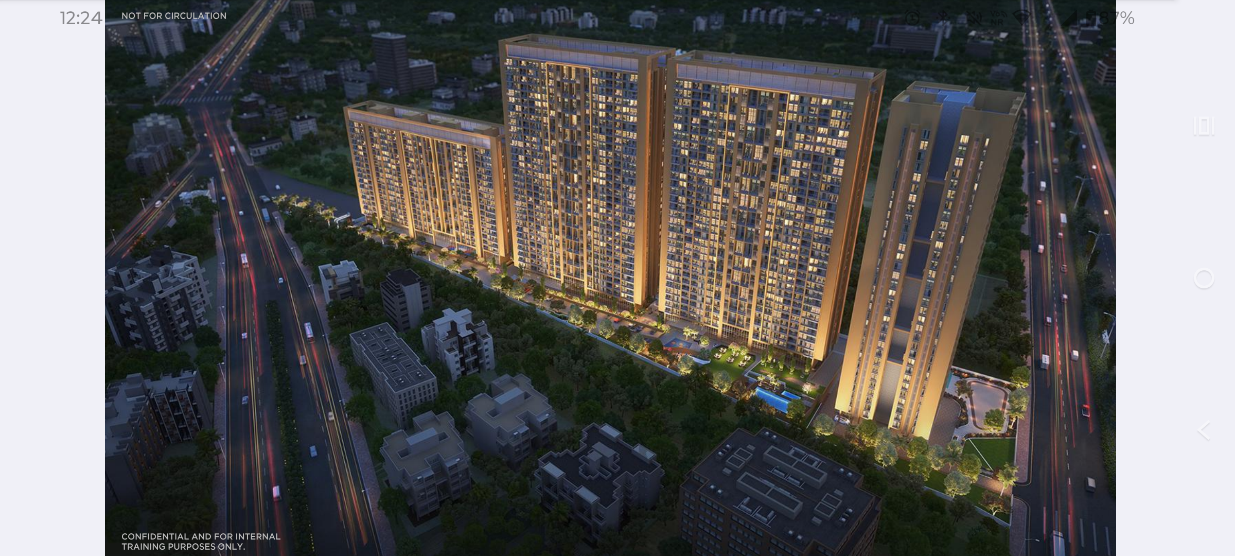 2 BHK Apartment For Sale in Mantra Meridian