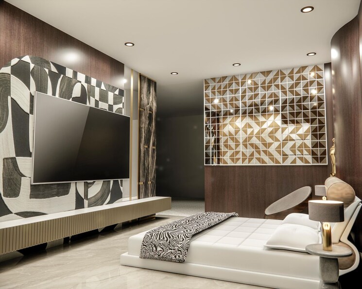 Bedroom, unity-the-amaryllis 4 Bedroom 2500 Sq.Ft. Apartment In Karol Bagh Delhi 8649180