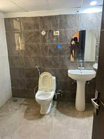 Bathroom in 3 BHK Apartment at Vasu Fortune Residency, Raj Nagar Extension – for Rent
