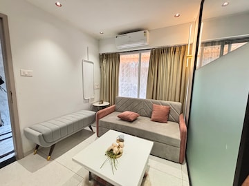 Living Room in 1 BHK Apartment at Aramus Galassia, Ulwe Sector 21 – for Rent