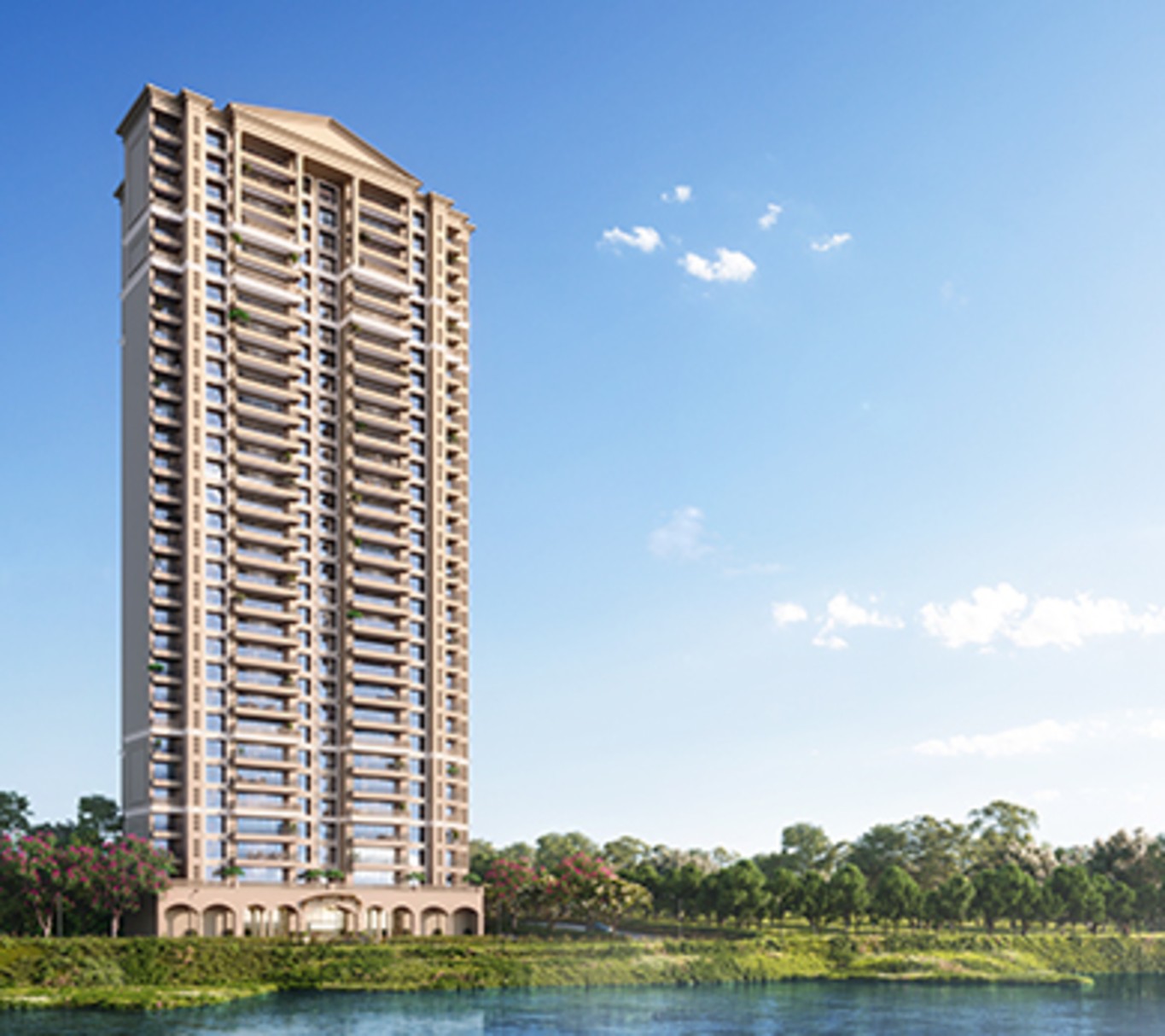 3 BHK + Servant Room Apartment For Sale in Lodha Azur