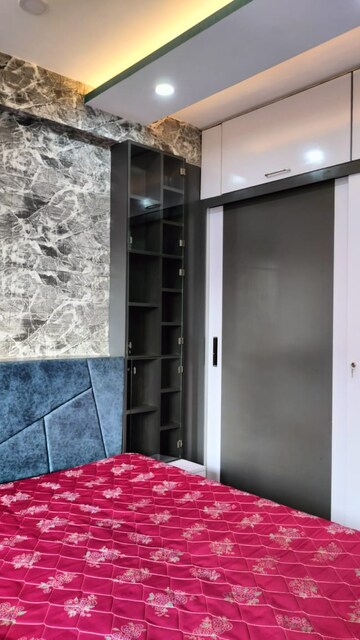 Bedroom in 3 BHK Apartment at Siddha Galaxia, Rajarhat – for Rent