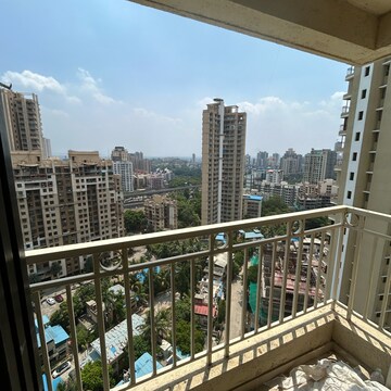 Balcony in 2 BHK Apartment at Cosmos Jewels Solitaire, Pratha Pushp Society – for Rent