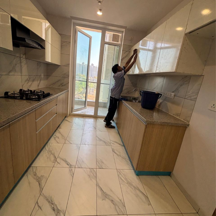 Kitchen, emaar-palm-terraces-select 4 Bedroom 2410 Sq.Ft. Apartment In Sector 66 Gurgaon 8649695