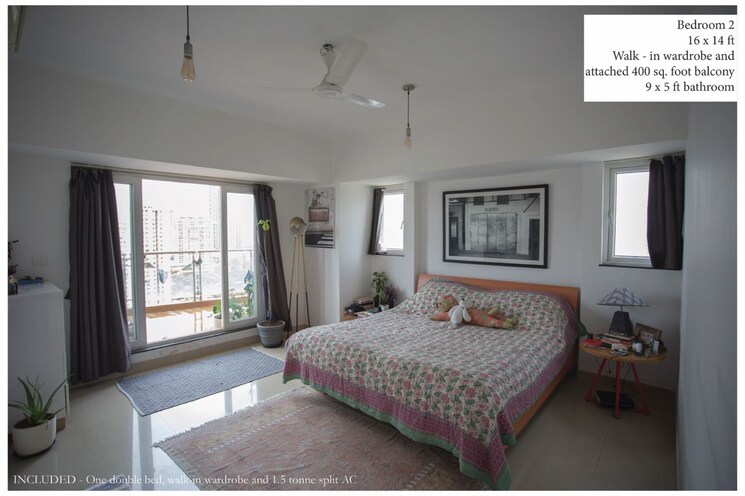 Bedroom, mermit-tower 2 Bedroom 1050 Sq.Ft. Apartment In Lower Parel Mumbai 8649640