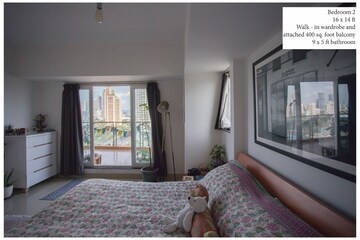 Bedroom in 2 BHK Apartment at Mermit Tower, Lower Parel – for Rent