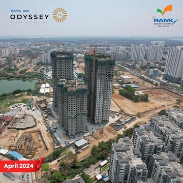 3 BHK Apartment – Exterior View View at Ramky One Odyssey, Narsingi - for Sale