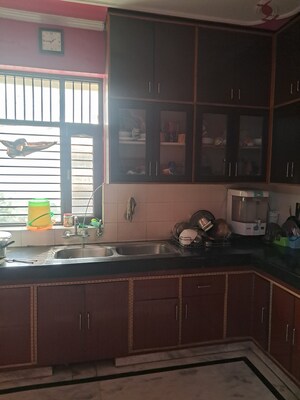Kitchen in 3 BHK Builder Floor at Sushant Lok ii – for Sale
