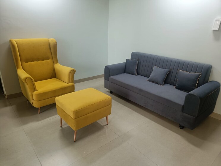 Living Room, tricity-aspire 3 Bedroom 906 Sq.Ft. Apartment In Sector 34a Kharghar Navi Mumbai 8649778