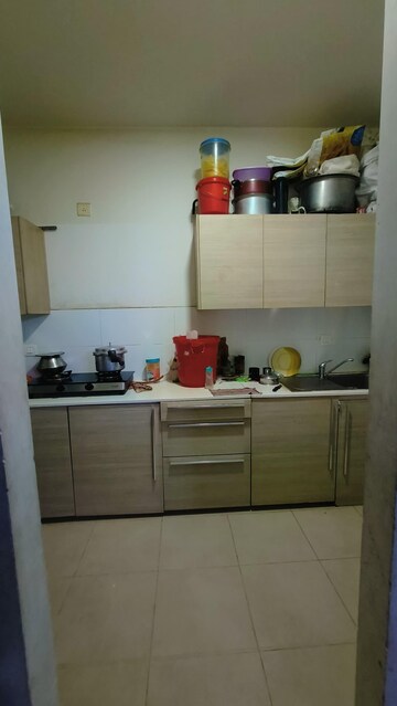 Bathroom in 2 BHK Apartment at Bhartiya Nikoo Homes, Thanisandra Main Road – for Rent