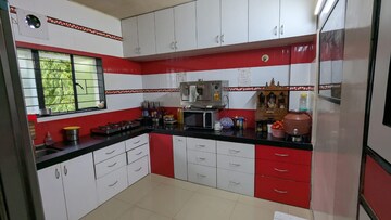 Kitchen in 3 BHK Apartment at Profile Enclave, Aundh Road – for Rent