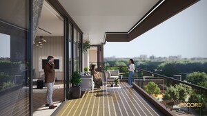 Balcony in 4 BHK Apartment at Aurum Alumni Accord, Sector 25 Yamuna Expressway – for Sale