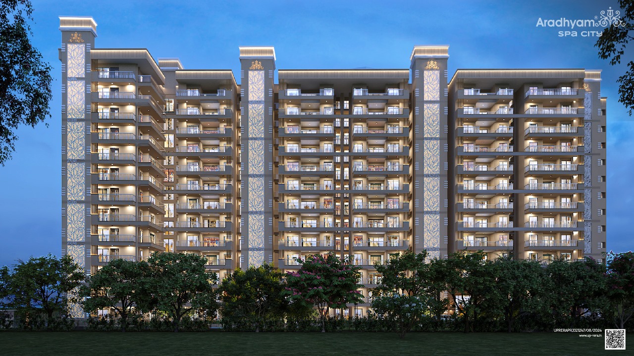 3 BHK + Extra Room 1645 Sq.Ft. Apartment in Aradhyam Spa City