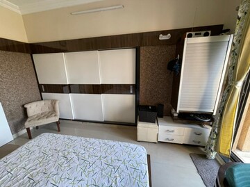 Master Bedroom in 1 BHK Apartment at Mhada Vanrai Colony, Goregaon East – for Rent