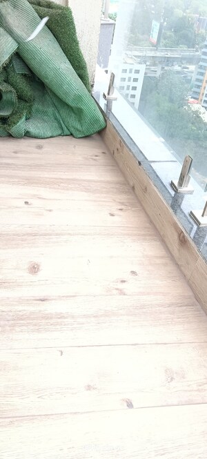 Balcony in 3 BHK Apartment at Soham Crystal Spires, Ghodbunder Road – for Sale