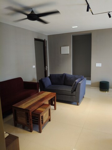 Living Room in 3 BHK Apartment at Aerocity – for Rent