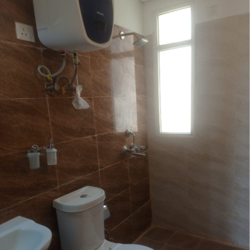 Bathroom in 3 BHK Apartment at Amrapali Crystal Homes, Sector 76 – for Rent