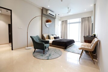 Living Room in 3 BHK Apartment at Kohinoor Square Altissimo, Dadar West – for Rent