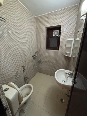Bathroom in 1 BHK Builder Floor at Hemkunt Colony – for Rent