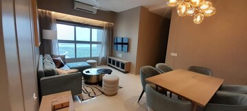 Living Room in 3 BHK Apartment at Piramal Vaikunth, Balkum Pada – for Rent