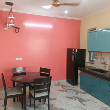 Living Room in 1.5 BHK Villa at Sector 21 – for Rent