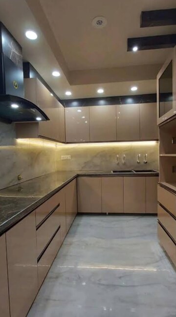 Kitchen in 3 BHK Builder Floor at Hauz Rani – for Rent