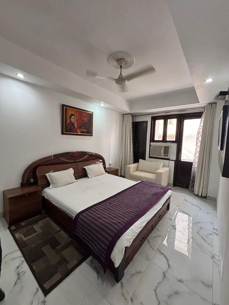 Bedroom, greater kailash i 1 Bedroom 80 Sq.Yd. Builder Floor In Greater Kailash I Delhi 8651202