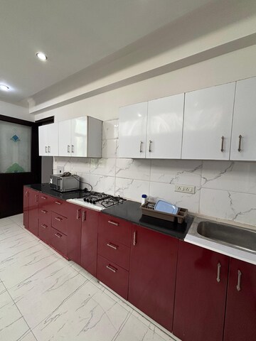 Kitchen in 1 BHK Builder Floor at Greater Kailash I – for Rent
