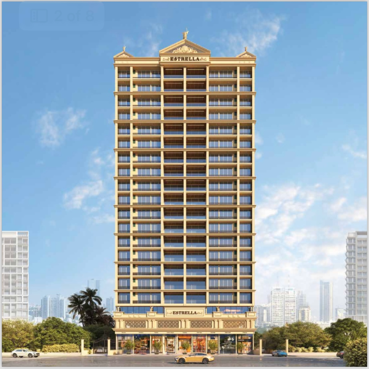3 BHK + Pooja Room Apartment For Sale in Shreeji Estrella