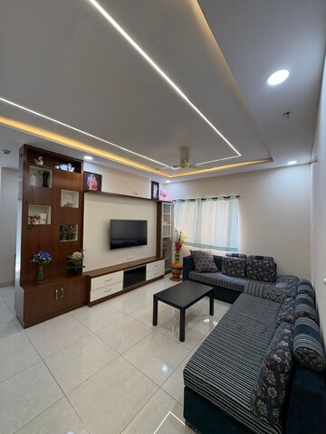 Living Room in 2 BHK Apartment at Prestige High Fields, Gachibowli – for Rent