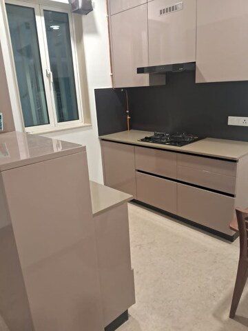 Kitchen in 2 BHK Apartment at Aurum Q Residences, Ghansoli – for Rent