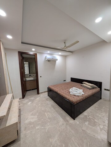 Bedroom in 3 BHK Builder Floor at Rajouri Garden – for Rent