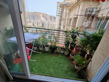 Balcony in 2 BHK Apartment at Zara Apartment, Powai – for Rent