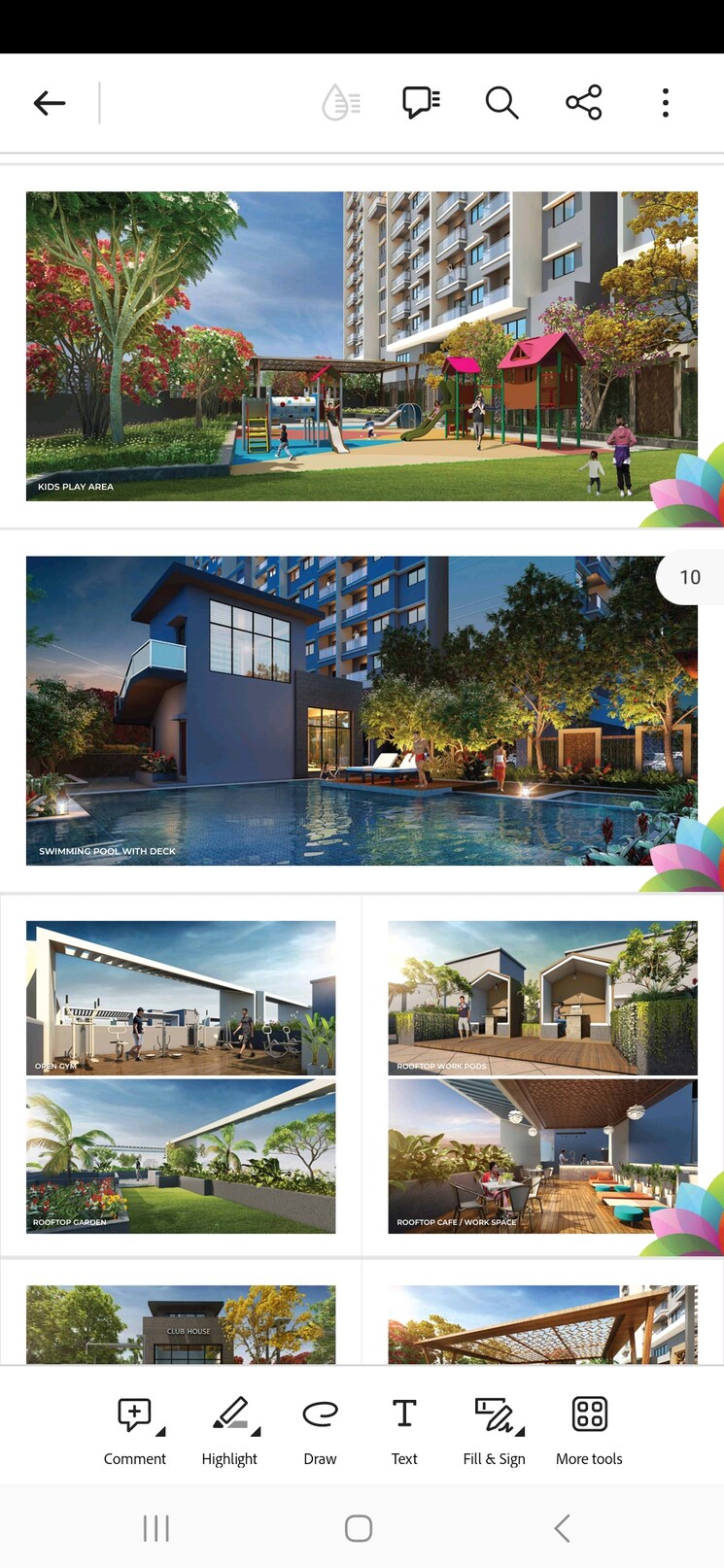 Swimming Pool, kesar-kingston 2 Bedroom 690 Sq.Ft. Apartment In Moshi Pune 8651909