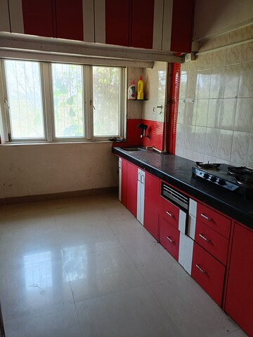Kitchen in 3 BHK Apartment at Crystal Isle Apartment, Goregaon East – for Rent