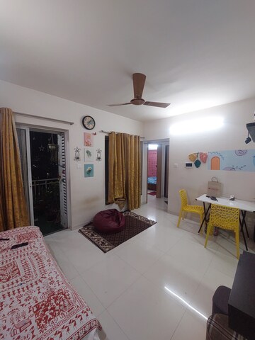 Living Room in 1 BHK Apartment at Abhinav Pebbles Urbania, Bavdhan – for Sale