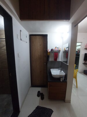Bathroom in 1 BHK Apartment at Abhinav Pebbles Urbania, Bavdhan – for Sale