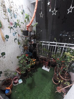 Balcony in 1 BHK Apartment at Abhinav Pebbles Urbania, Bavdhan – for Sale