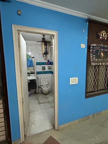 Bathroom in 2 BHK Builder Floor at Chattarpur – for Sale