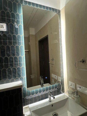 Bathroom in 2 BHK Builder Floor at Ansal Sushant Lok I, Sector 43 – for Rent