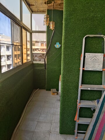 Balcony in 3 BHK Builder Floor at Dhakoli – for Rent