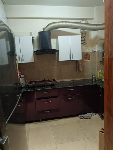 Kitchen in 3 BHK Builder Floor at Dhakoli – for Rent