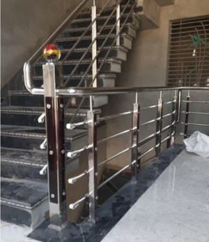 Staircase in 1 BHK Builder Floor at Khanpur – for Sale